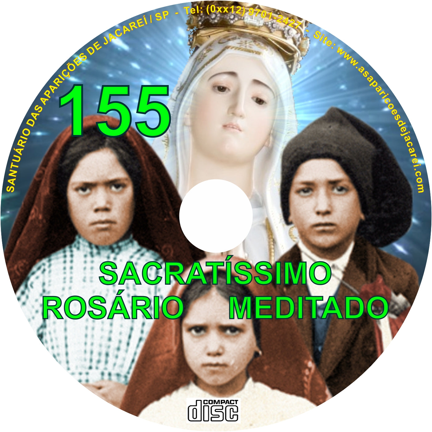 CD Rosário Meditado 155 CD Rosário Meditado 155